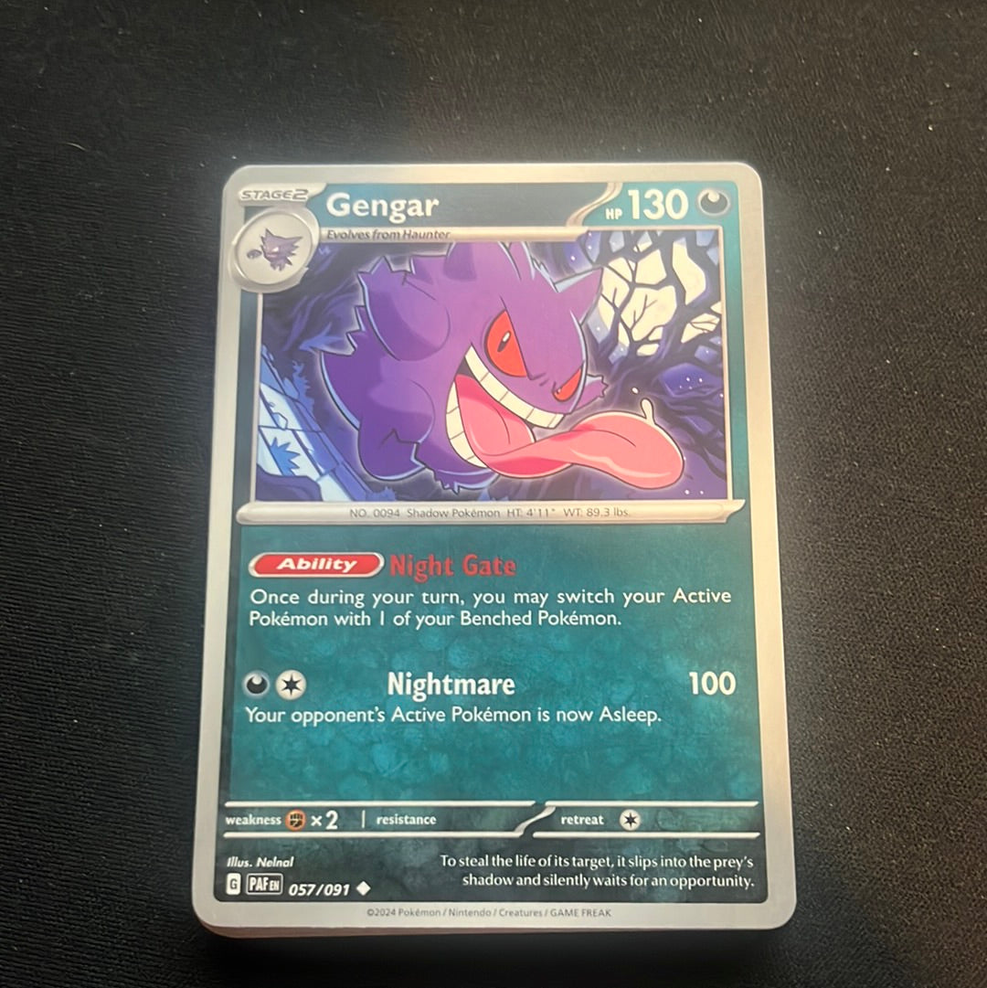 Paldean Fates: Gengar #57 Paldean Fates: Gengar #57